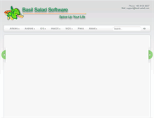 Tablet Screenshot of basilsalad.com
